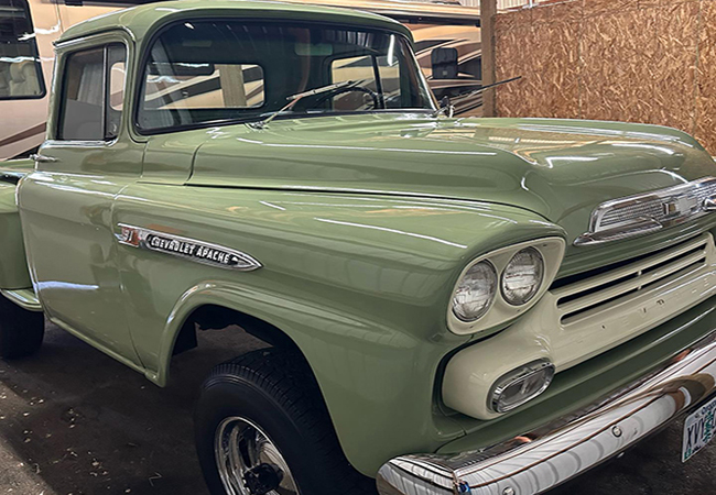 green truck coating classic larger
